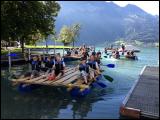 Flossbauen am Thunersee